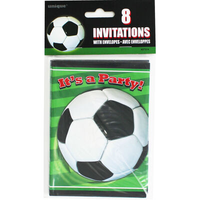 Football Party Invitations - 8 Pack image number 1