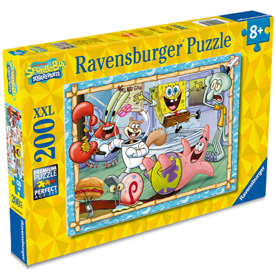 SpongeBob Squarepants XXL 200 Piece Jigsaw Puzzle image number 2