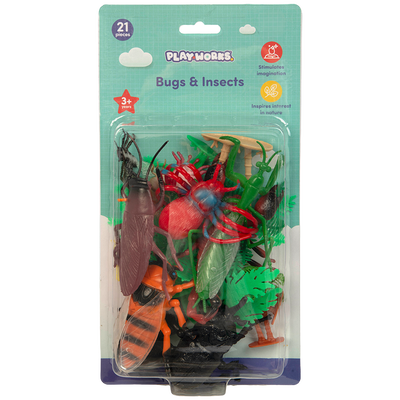 Playworks Animal Pack Bugs & Insects: Pack of 21 image number 1