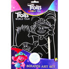 Trolls Scratch Art Set image number 1