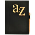 A5 Black Address Book and Pen image number 1