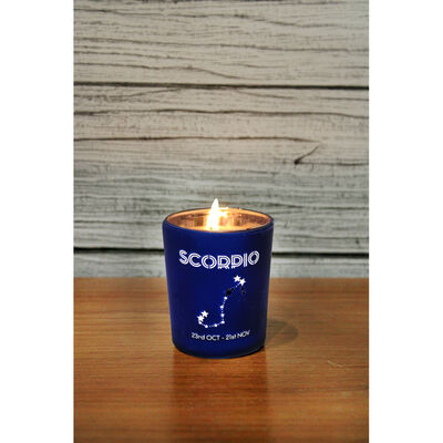 Zodiac Collection Scorpio Fresh Vanilla Candle image number 4
