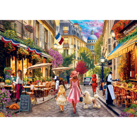 Dinner in Paris 500 Piece Jigsaw Puzzle
