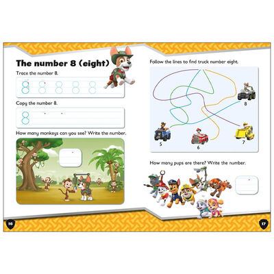 Paw Patrol First Numbers Activity Book image number 2