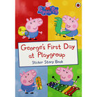 Georges First Day at Playgroup - Peppa Pig Sticker Story Book image number 1