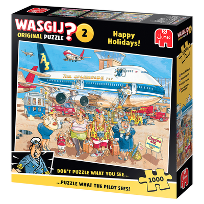 Wasgij Original 2 Happy Holidays! 1000 Piece Jigsaw Puzzle image number 3