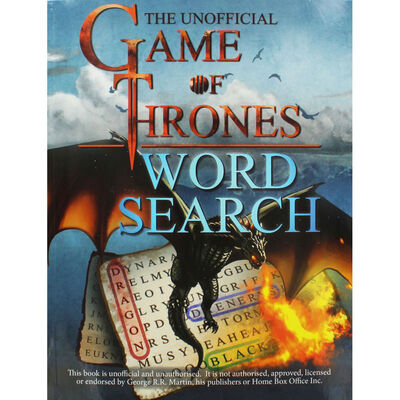 The Unofficial Game of Thrones Word Search From 0.10 GBP | The Works