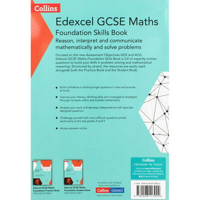 GCSE Maths Edexcel: Foundation Skills Book image number 3