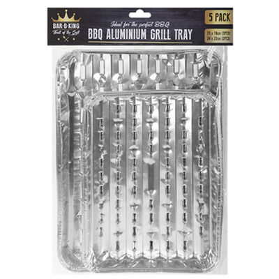 Aluminium BBQ Barbecue Foil Trays image number 1