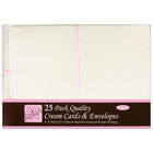 Anita's A5 Quality Cream Cards and Envelopes: Pack of 25 image number 1
