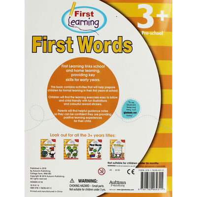 First Learning Workbook: First Words image number 2