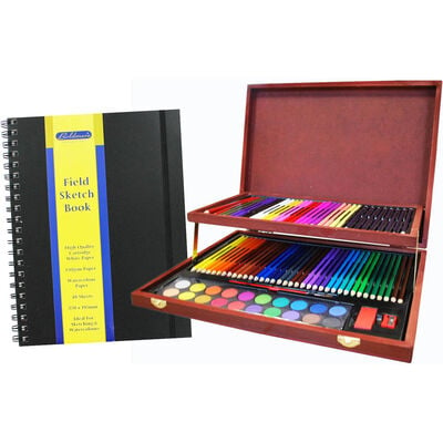 Complete Colouring and Sketch Studio with Field Sketch Book Bundle image number 1