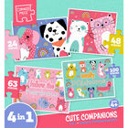 Cute Companions 4-in-1 Jigsaw Puzzle Boxset image number 1