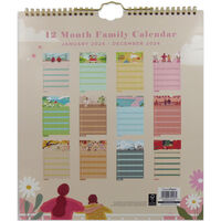 2024 Family Cycle Calendar & Pen