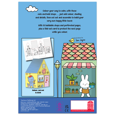 Happy Town Colour & Build Activity Book image number 2