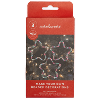 Colourful Beaded Star Wreath Kit