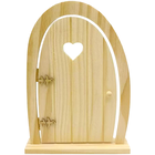 Fairy Wooden Door with Heart image number 1
