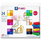 Fimo Soft Modelling Clay Basic Colour Blocks: Set of 24 image number 1