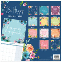 2024 Floral Motivational Calendar and Diary Set