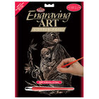 Royal & Langnickel Copper Engraving Art- A4 Monkey and Baby Designed Painting Set image number 1