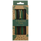 Green & Black Ballpoint Pens: Pack of 4 image number 1