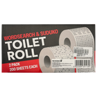 Wordsearch & Suduko Toilet Roll: Pack of 2 image number 3