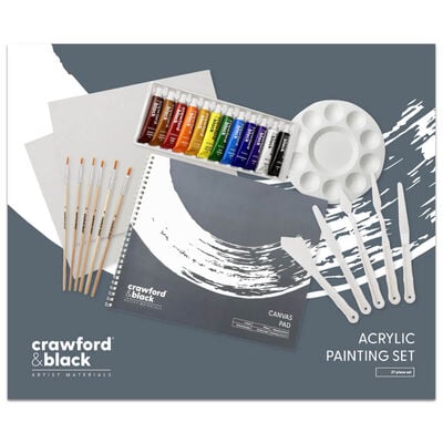 Crawford & Black Acrylic Painting Set image number 2
