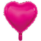 18 Inch Pink Helium Heart Balloon Bundle image number 3