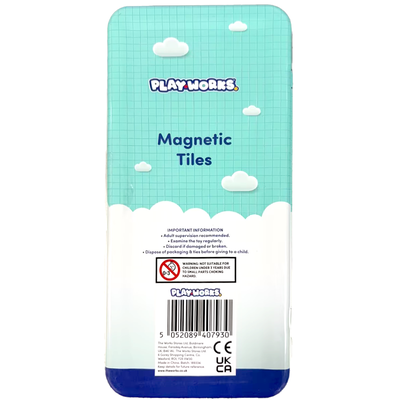 Playworks Magnetic Tiles Tin image number 2