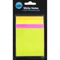 4 Sticky Notes Pads - Assorted