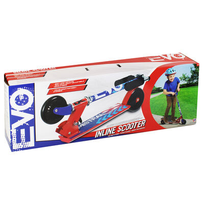 Red and Blue Kids Inline Scooter image number 1