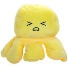 Large Reversible Squid Plush Toy: Orange & Yellow image number 3