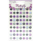 Dovecraft Premium Butterfly Kisses Puffy Alphabet Stickers - Pack of 63 image number 1