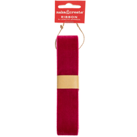 Festive Fuchsia Wreath Ribbon