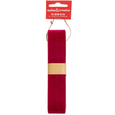 Festive Fuchsia Wreath Ribbon image number 2