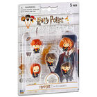 Harry Potter Pencil Toppers Pack of 5: Assorted image number 5
