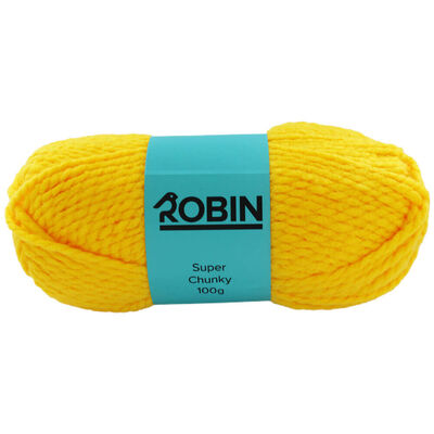 Robin Super Chunky: Mustard Yarn 100g image number 1