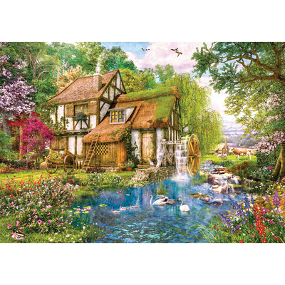 The Watermill 1000 Piece Jigsaw Puzzle image number 2