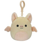 Squishmallows Clip On Plush: Meghan the Fruit Bat White Peach image number 1