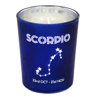 Zodiac Collection Scorpio Fresh Vanilla Candle image number 2