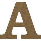 Small MDF Letter A image number 1