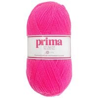 Prima DK Acrylic Wool: Prima Pink Yarn 100g
