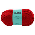 Robin Chunky: Claret Yarn 100g image number 1