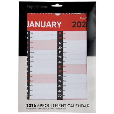 2026 Month to View Appointment Calendar image number 1