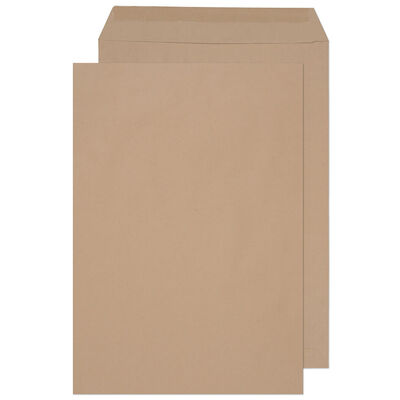 Manilla C4 Gummed Pocket Envelopes Pack Of 25 image number 1
