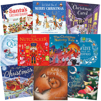 We Wish You A Merry Christmas: 10 Kids Picture Books Bundle image number 1