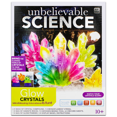 Unbelievable Science Kit: Glow Crystals image number 1