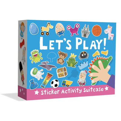 Let&rsquo;s Play! Sticker Activity Suitcase image number 1
