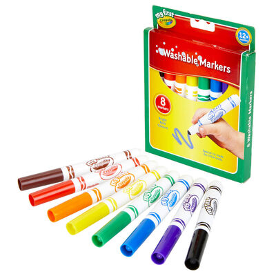 My First Markers for Toddlers, 8 Count, Crayola.com