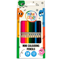 Mini Colouring Pencils: Pack of 28